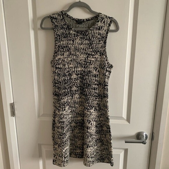 - THEORY Alancy C Sleeveless Tweedscape A-Line Dress Size Medium - Picture 5 of 14